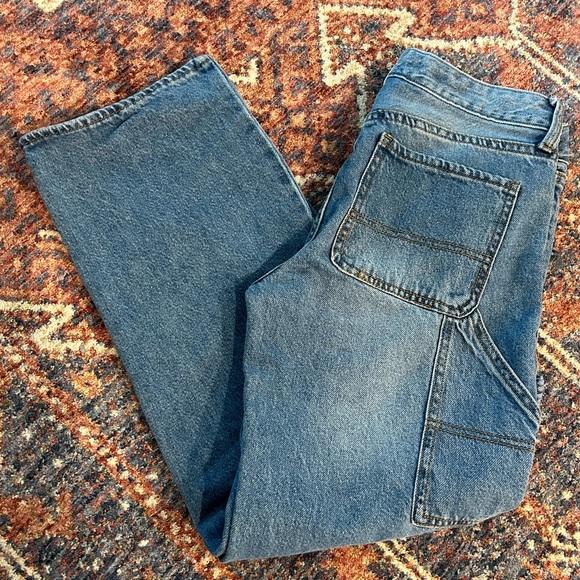 Low Rise Carpenter Boyfriend Jeans - Picture 3 of 6